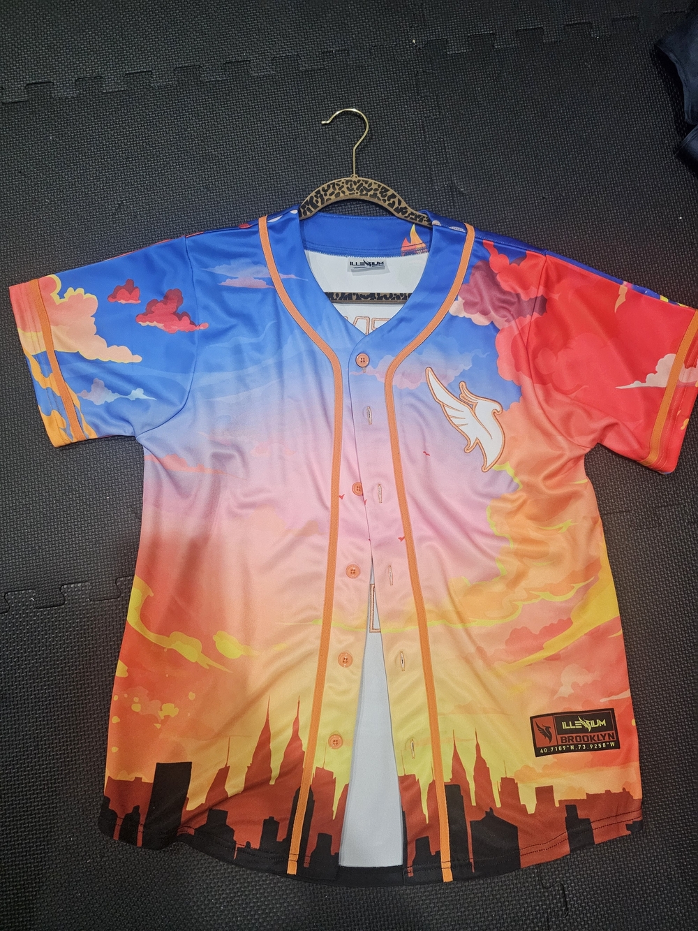 Illenium Men’s Multicolor Skyline Baseball Jersey